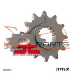 JTF1901.16SC FRONT SELF CLEANING SPROCKET 16 TEETH 520 PITCH NATURAL SCM420 CHROMOLY STEEL ALLOY