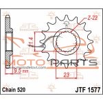 JTF1577.15 FRONT REPLACEMENT SPROCKET 15 TEETH 520 PITCH NATURAL CHROMOLY STEEL ALLOY