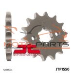 JTF1550.13 FRONT REPLACEMENT SPROCKET 13 TEETH 428 PITCH NATURAL SCM420 CHROMOLY STEEL ALLOY