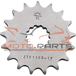 JTF1183.17 FRONT REPLACEMENT SPROCKET 17 TEETH 525 PITCH NATURAL STEEL
