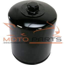 HF171BRC OIL FILTER SPIN-ON RACING WITH NUT PAPER GLOSSY BLACK