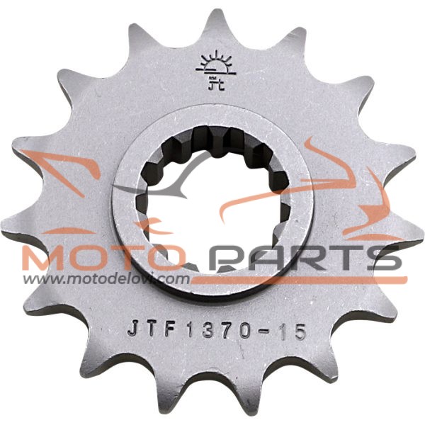 JTF1370.15 FRONT REPLACEMENT SPROCKET 15 TEETH 525 PITCH NATURAL STEEL
