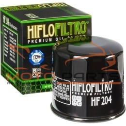 HF204 OIL FILTER SPIN-ON PAPER GLOSSY BLACK