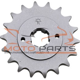 JTF288.18 FRONT REPLACEMENT SPROCKET 18 TEETH 530 PITCH NATURAL STEEL