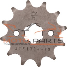 JTF1324.12 FRONT REPLACEMENT SPROCKET 12 TEETH 520 PITCH NATURAL STEEL