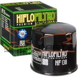 HF138 OIL FILTER SPIN-ON PAPER GLOSSY BLACK