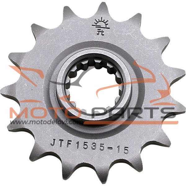 JTF1535.15 FRONT REPLACEMENT SPROCKET 15 TEETH 525 PITCH NATURAL STEEL