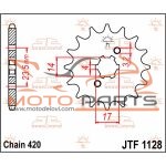 JTF1128.11 FRONT REPLACEMENT SPROCKET 11 TEETH 420 PITCH NATURAL STEEL