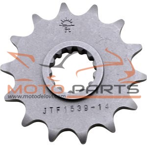 JTF1539.14 FRONT REPLACEMENT SPROCKET 14 TEETH 520 PITCH NATURAL STEEL