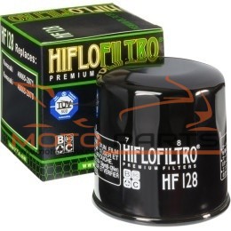 HF128 OIL FILTER SPIN-ON PAPER GLOSSY BLACK