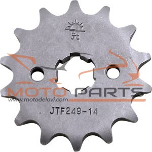 JTF249.14 FRONT REPLACEMENT SPROCKET 14 TEETH 420 PITCH NATURAL STEEL