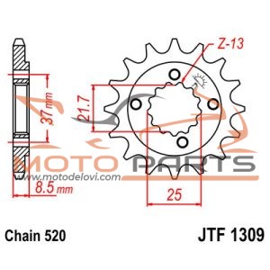 JTF1309.16 PREDNJI LANCANIK