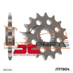 JTF1904.15 FRONT REPLACEMENT SPROCKET 15 TEETH 525 PITCH NATURAL SCM420 CHROMOLY STEEL ALLOY