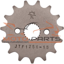 JTF1256.15 FRONT REPLACEMENT SPROCKET 15 TEETH 420 PITCH NATURAL STEEL