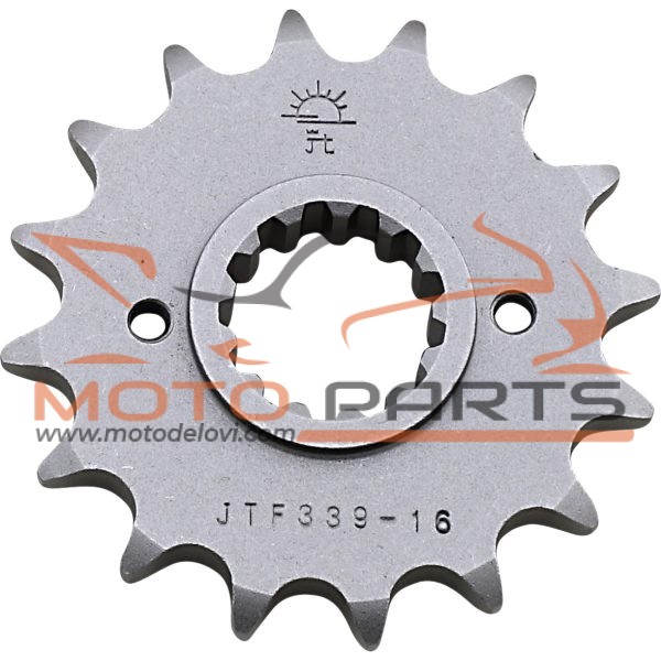 JTF339.16 FRONT REPLACEMENT SPROCKET 16 TEETH 530 PITCH NATURAL STEEL