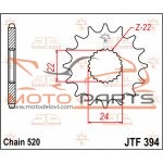 JTF394.15 FRONT REPLACEMENT SPROCKET 15 TEETH 520 PITCH NATURAL STEEL
