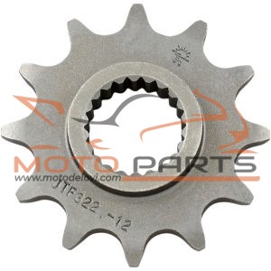 JTF3221.12 FRONT REPLACEMENT SPROCKET 12 TEETH 520 PITCH NATURAL STEEL