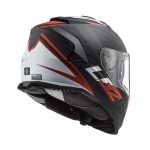LS2 FF800 STORM NERVE MAT CRNO CRVENA SA NAOČARIMA