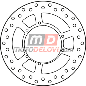 GOLDFREN KOCIONI DISK HONDA PREDNJI GF1102F2