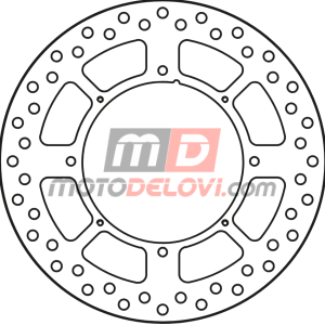 GOLDFREN KOCIONI DISK HONDA PREDJNJI GF1120F