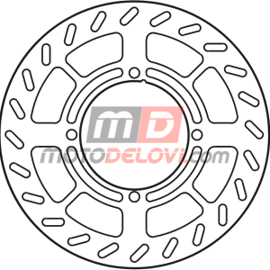 GOLDFREN KOCIONI DISK KAWASAKI/SUZUKI PREDNJI GF1215 F-2