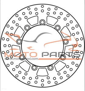 PREDNJI DISK KAWASAKI KLR 650 1987-1997 GOLDFREN 1240F