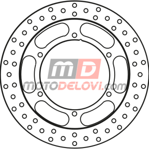 GOLDFREN KOCIONI DISK YAMAHA PREDJNJI GF1363F