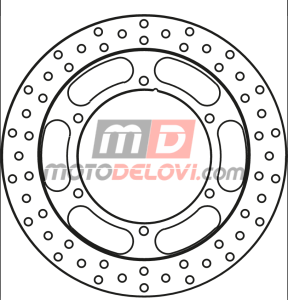 PREDNJI DISK YAMAHA GOLDFREN 1363F
