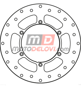 GOLDFREN KOCIONI DISK SUZUKI PREDJNI GF1400-F2