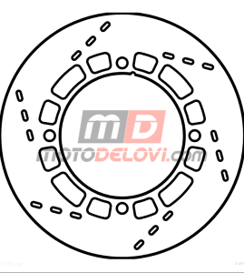 GOLDFREN KOCIONI DISK SUZUKI DR 600 S PREDJNJI GF1430F