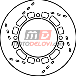 GOLDFREN KOCIONI DISK SUZUKI DR 600 S PREDJNJI GF1430F