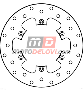 GOLDFREN KOCIONI DISK HUSABERG/KTM ZADNJI GF1501-R2