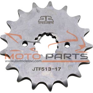 JTF513.17 FRONT REPLACEMENT SPROCKET 17 TEETH 530 PITCH NATURAL STEEL
