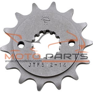 JTF512.14 FRONT REPLACEMENT SPROCKET 14 TEETH 520 PITCH NATURAL STEEL