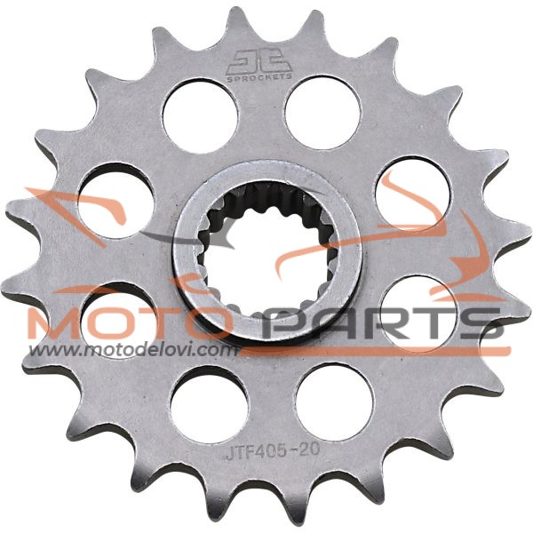 JTF405.20 FRONT REPLACEMENT SPROCKET 20 TEETH 525 PITCH NATURAL CHROMOLY STEEL ALLOY