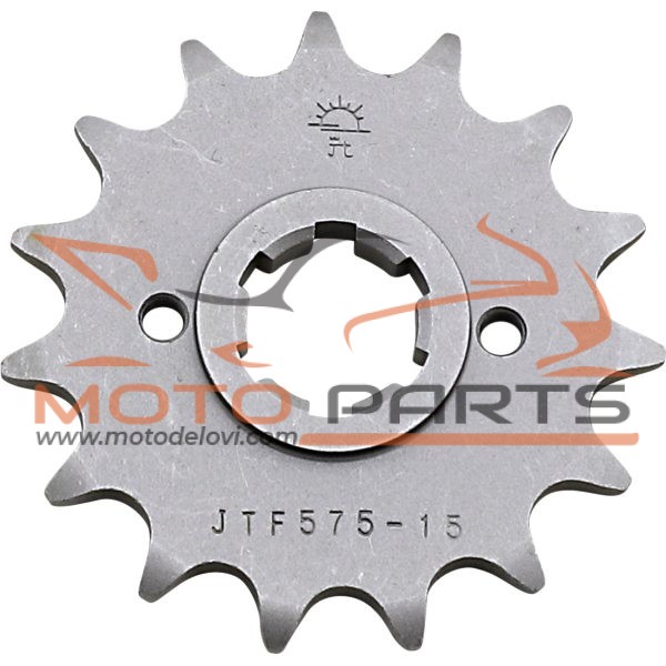 JTF575.15 FRONT REPLACEMENT SPROCKET 15 TEETH 520 PITCH NATURAL STEEL