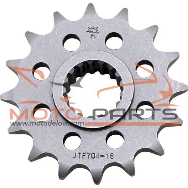 JTF704.16 FRONT REPLACEMENT SPROCKET 16 TEETH 525 PITCH NATURAL STEEL