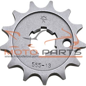 JTF555.13 FRONT REPLACEMENT SPROCKET 13 TEETH 428 PITCH NATURAL STEEL
