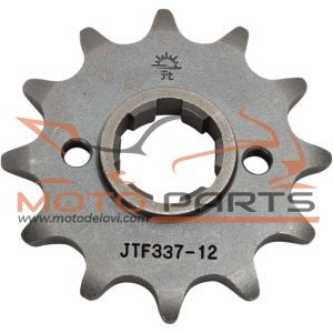 JTF337.12 FRONT REPLACEMENT SPROCKET 12 TEETH 520 PITCH NATURAL STEEL