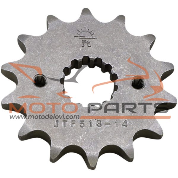 JTF513.14 FRONT REPLACEMENT SPROCKET 14 TEETH 530 PITCH NATURAL STEEL