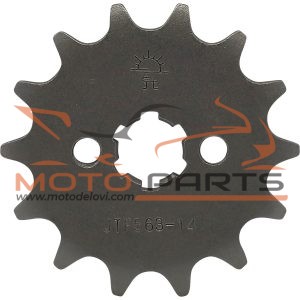 JTF563.14 FRONT REPLACEMENT SPROCKET 14 TEETH 420 PITCH NATURAL STEEL