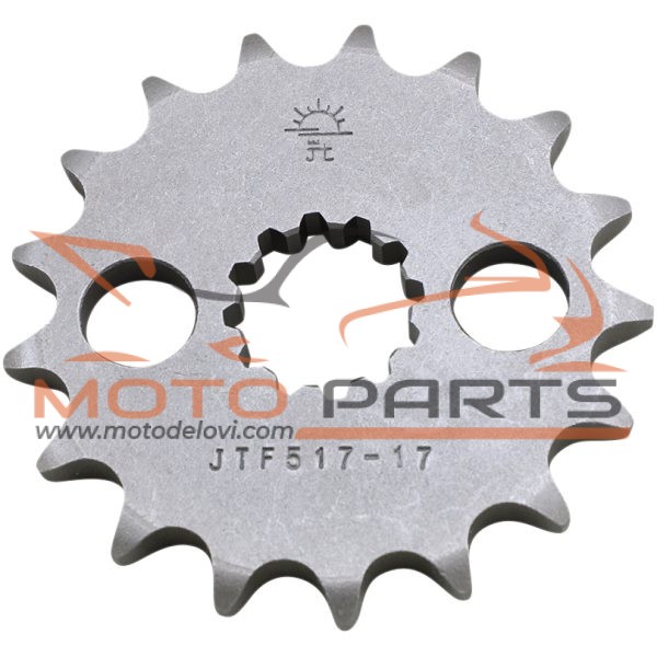JTF517.17 FRONT REPLACEMENT SPROCKET 17 TEETH 530 PITCH NATURAL STEEL