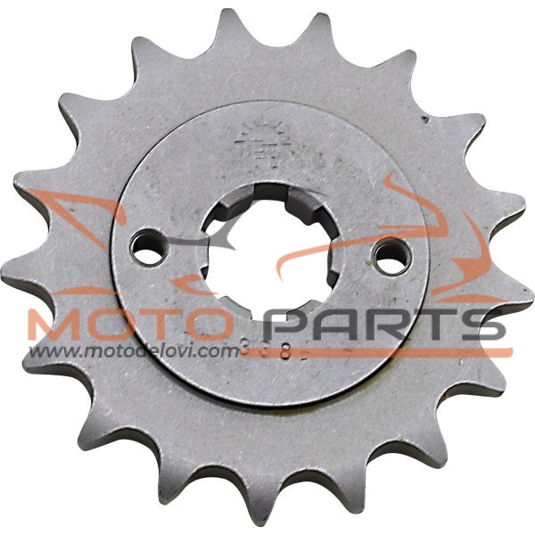 JTF338.17 FRONT REPLACEMENT SPROCKET 17 TEETH 530 PITCH NATURAL STEEL