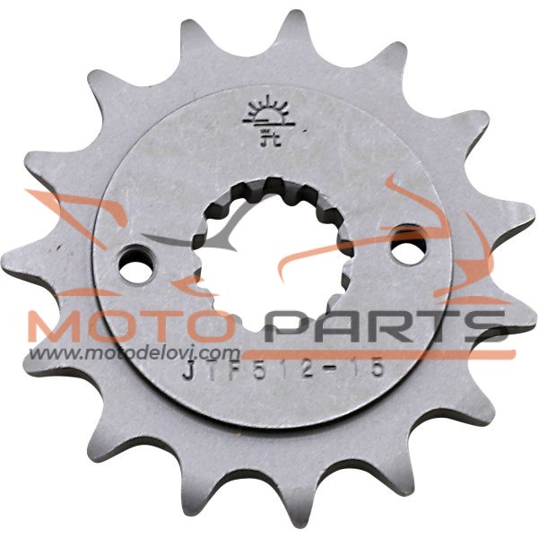 JTF512.15 FRONT REPLACEMENT SPROCKET 15 TEETH 520 PITCH NATURAL STEEL