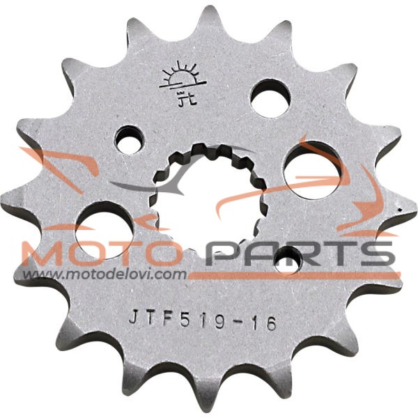 JTF519.16 FRONT REPLACEMENT SPROCKET 16 TEETH 530 PITCH NATURAL STEEL