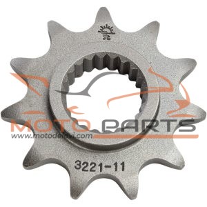 JTF3221.11 FRONT REPLACEMENT SPROCKET 11 TEETH 520 PITCH NATURAL STEEL