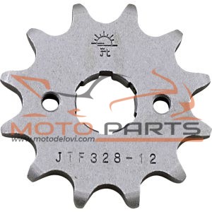 JTF328.12 FRONT REPLACEMENT SPROCKET 12 TEETH 520 PITCH NATURAL STEEL