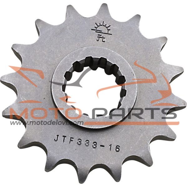 JTF333.16 FRONT REPLACEMENT SPROCKET 16 TEETH 530 PITCH NATURAL STEEL