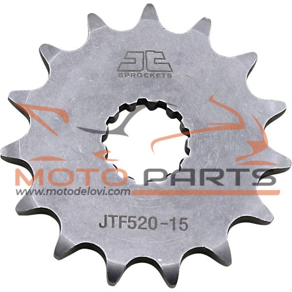 JTF520.15 FRONT REPLACEMENT SPROCKET 15 TEETH 525 PITCH NATURAL STEEL