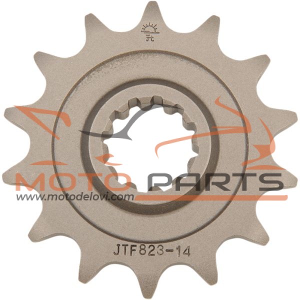 JTF823.14 FRONT REPLACEMENT SPROCKET 14 TEETH 520 PITCH NATURAL STEEL